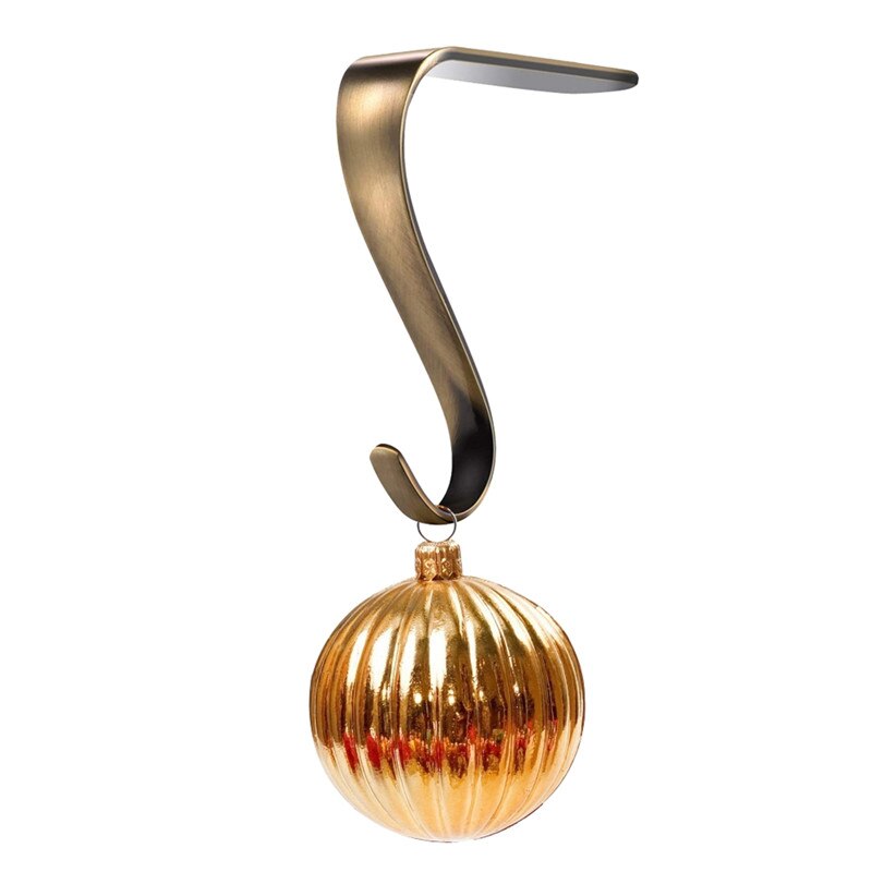 Draagbare Kerstsok Houders Thuis Metalen Kousen Hangers Haard Guirlande Schoorsteenmantel Met Grips