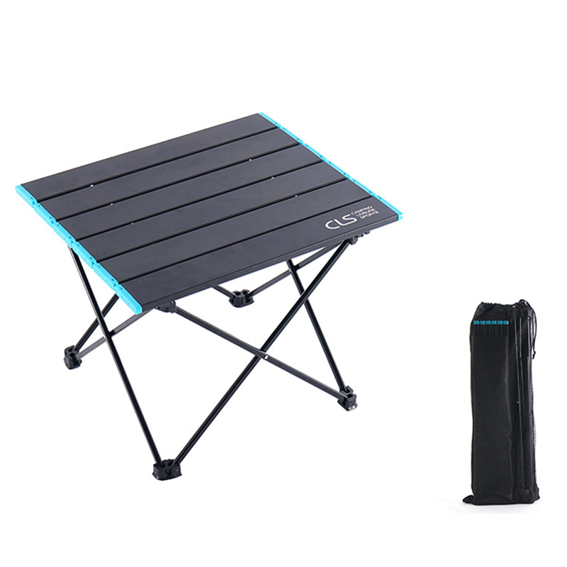 Bærbart udendørs foldebord mini ultralet aluminiumslegering sammenklappeligt skrivebord til grillcamping