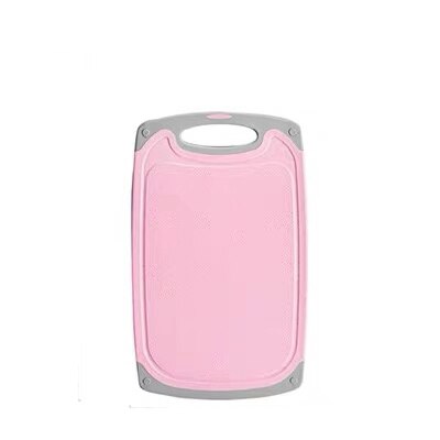 Wheat Straw Non-Slip Hangable Chopping Board Multifunctional Heat-Resistant Eco-Friendly Cutting Boards Kitchen Tools: Pink / 24x39.7cm