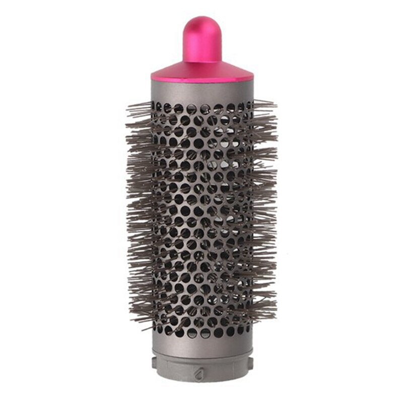 Zylinder Kamm,Reinigung Bürste Pro Dyson Airwrap Haar Curler rotierend Begradigung Haar Eisstockschießen Bürste Anhang