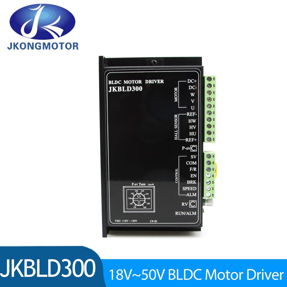 Brushless DC Motor Driver Controller 300W CNC Brushless Spindle BLDC Motor Driver Controller 20000RPM JKBLD300