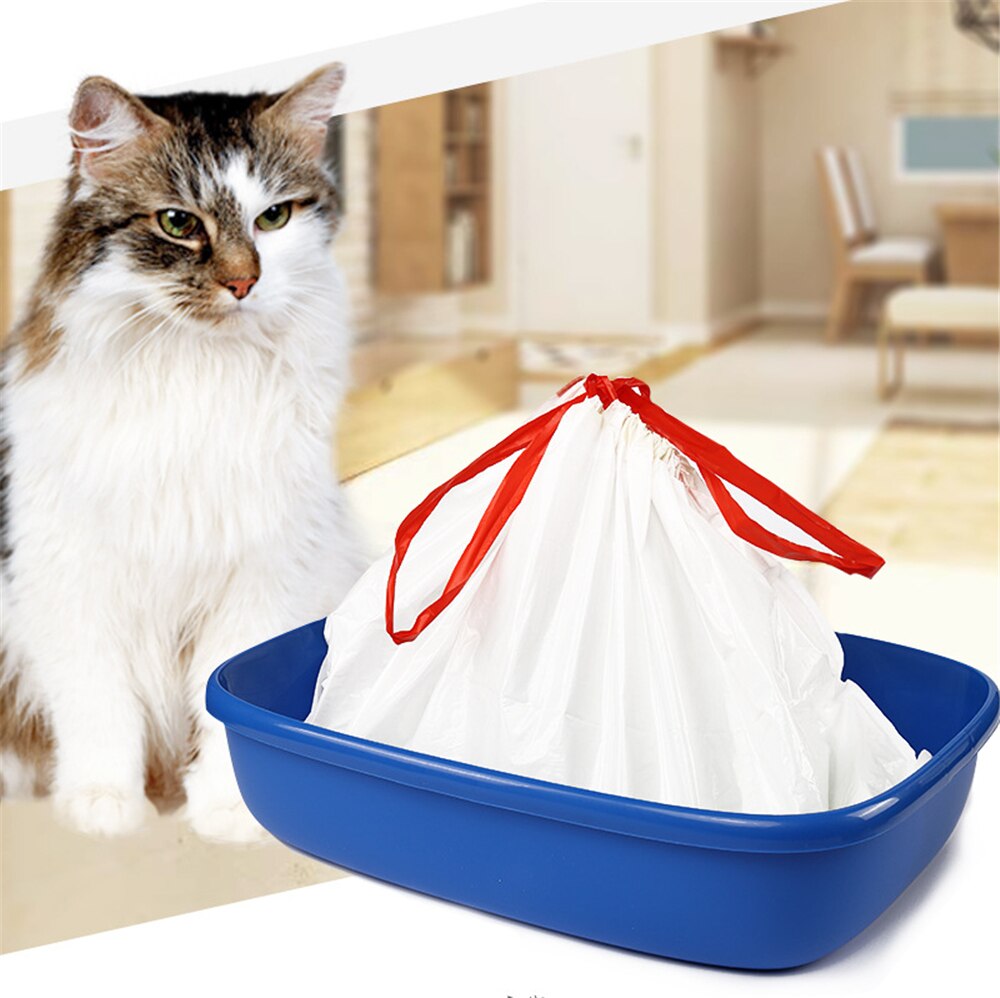 Sac de merde pour chien de compagnie chat litière sac à ordures doublé sac de merde portable sac de merde pour chat sac à ordures pour animaux de compagnie chien chat produits de nettoyage