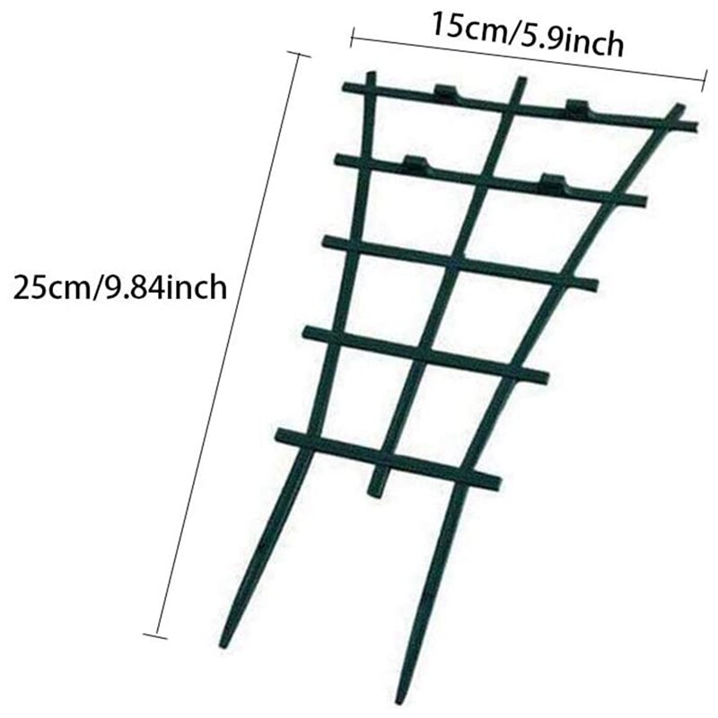 Potted Grid, 6Pcs Grid for Indoor Plants, DIY Garden Plant Support, Superposition, Potted Climbing Flower Bracket