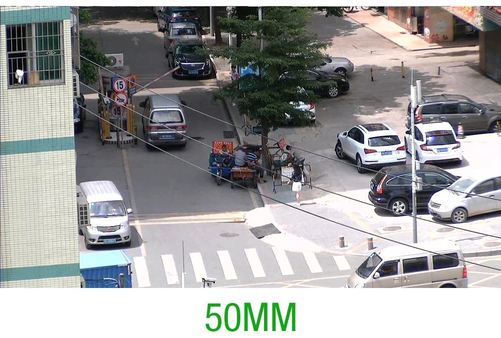 HD CCTV Telephoto Zoom Camera Manual Lens 5-50mm 1/2.7" 3 Mega Pixel IR F1.4 CS Mount Varifocal
