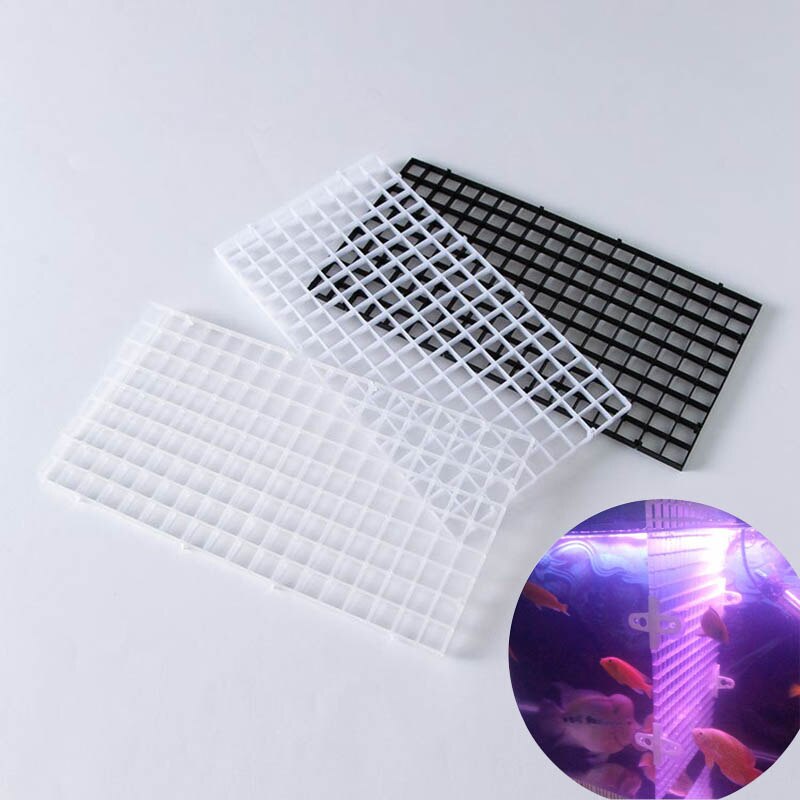 Durable Plastic Fish Grid Divider Tray Egg Crate Aquarium Tank Filter Bottom Isolate Pane DFK889