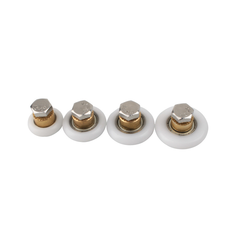 1/2/4 Stück Türrolle, Duschräume, Kabinen, Riemenscheibe, Duschraumrolle/Läufer/Räder/Riemenscheiben, Durchmesser 20/23/25/27 mm