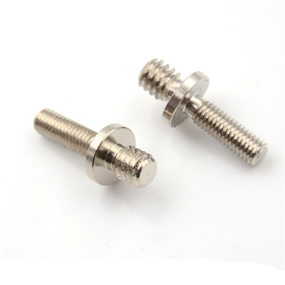 2 Stuks 1/4 "Man Schroefdraad M5 Man Schroefdraad Adapters Voor Statief Camera