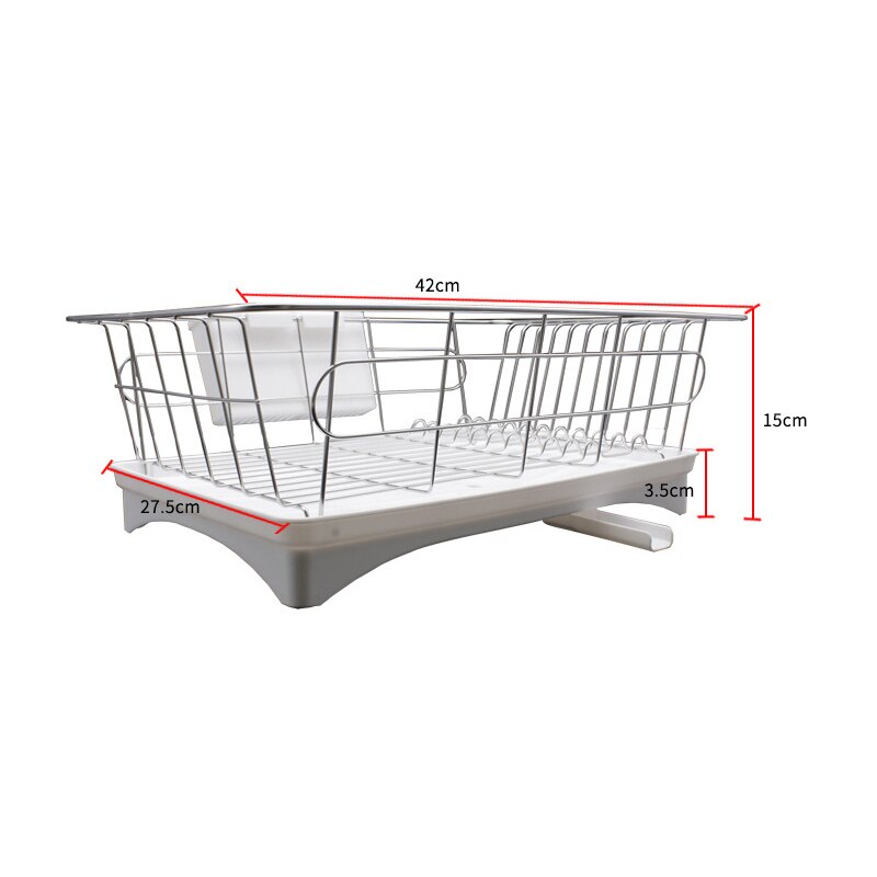 Kitchen Storage Shelf Drain Rack Drainer Dish Dripping Rack Tableware Storage Rack