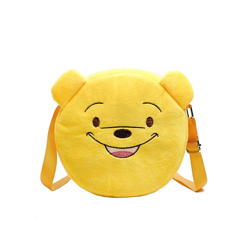 Brand Kids Wallet Cartoon Cute Baby Girls Plush One-shoulder Oblique Handbag