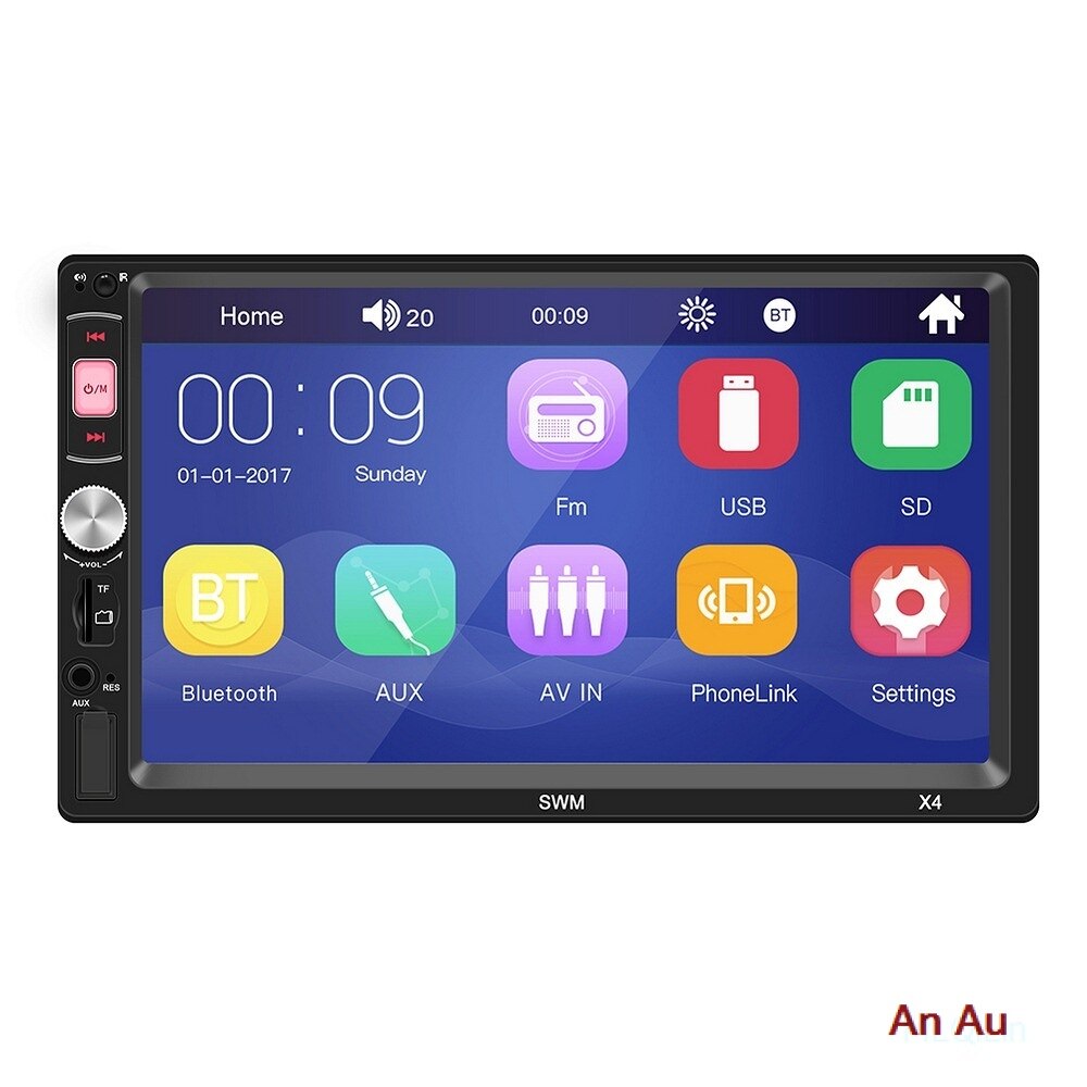 7 inch HD car MP5 player X4 Car player With 4LED rear camera Car electronics Car video player