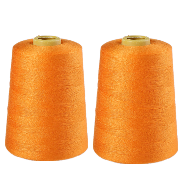 1Pcs 8000 Yards Polyester Thread Sewing Color Optional: Orange 1pcs