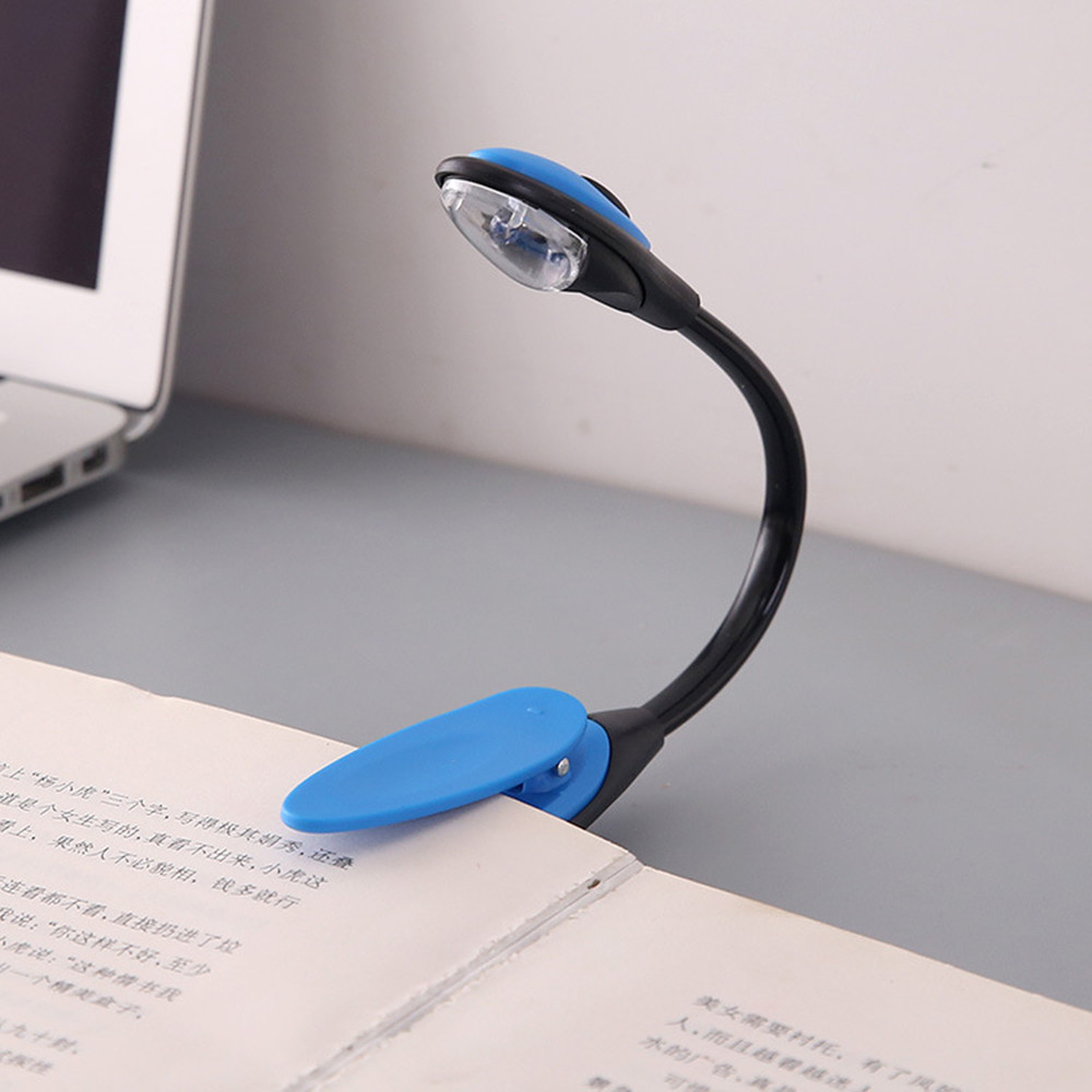 Fine Convenient Portable Travel Book Reading Light Lamp Mini LED Clip Booklight Mini reading lamp LED night light#25