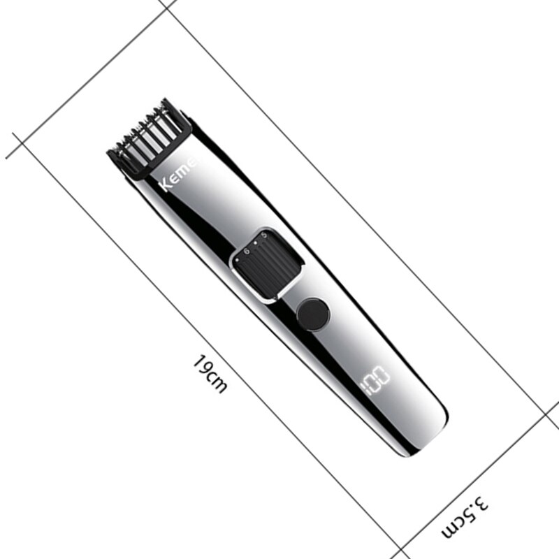 Original LCD display rechargeable adjustable beard trimmer electric hair trimmer for men hair cutting machine from 1mm to 10mm