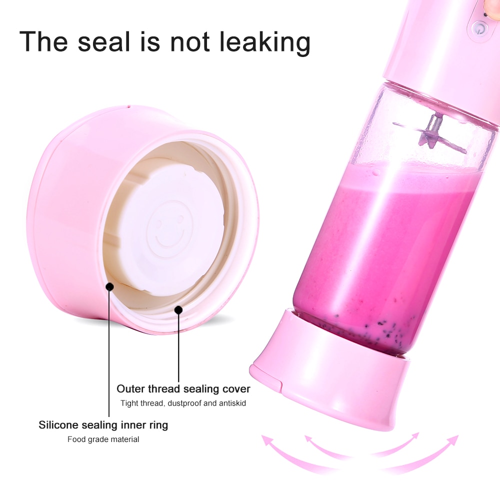 Portable Blender USB Mixer Electric Juicer Machine Smoothie Blender Mini Food Processor Personal Lemon Squeezer Orange Juicer