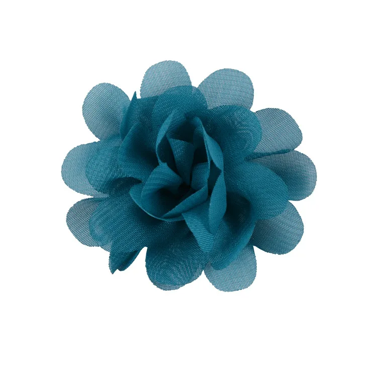 Nishine-Mini Chiffon Tecido Flores para Mulheres e Meninas, Headband, Grampos de Cabelo, Roupas DIY, Bonés, Headwear, Acessórios, 2 ", 20Pcs, Lote