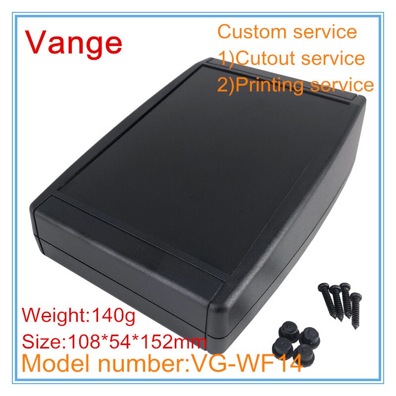 5 stks/partij extrusie junction box 108*54*152mm IP54 ABS plastic behuizing diy case voor signaal versterker module