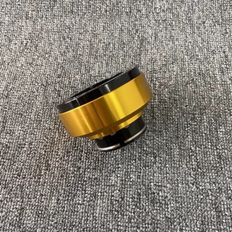 Aluminum Car Racing Simulator Game Steering Wheel Quick Release Hub Adapter For MOZA Simagic M10 A/Mini Euro Truck: Gold