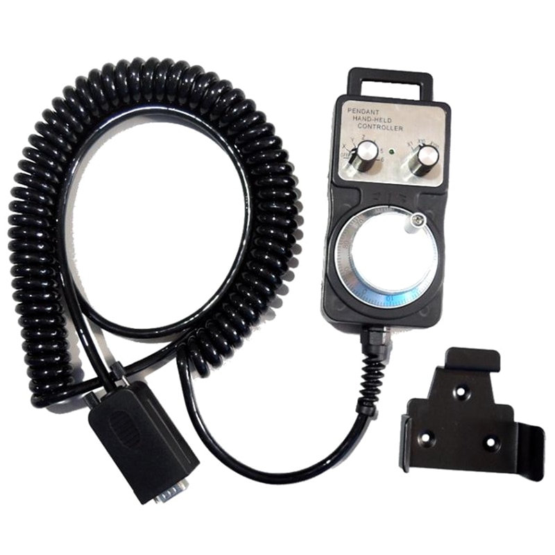 Volant suspendu CNC MPG pour FAGOR GSK Siemens MITSUBISHI FANUC système 5V générateur d'impulsions manuel: Black