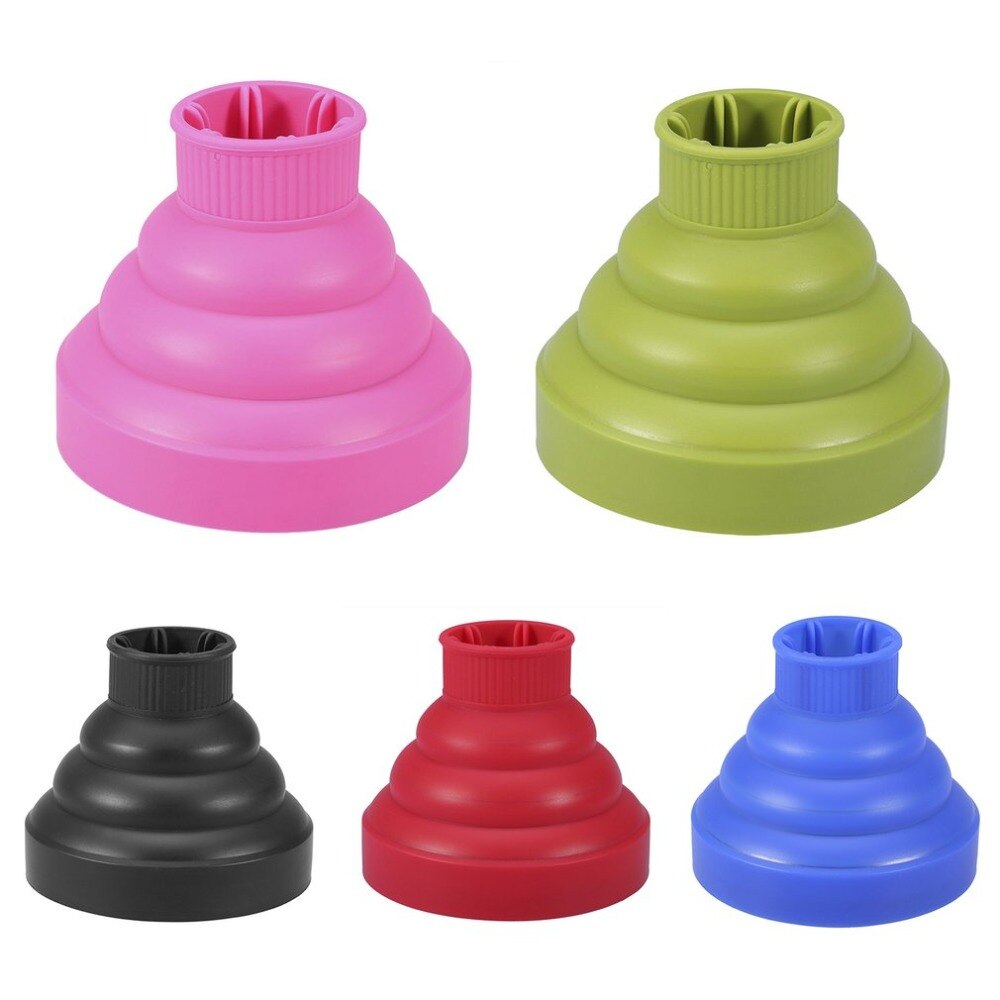 Universele Draagbare Reizen Folding Silicone Föhn Blower Kap Diffuser Kapper Tool Telescopische Droger Kap Haar Drogen