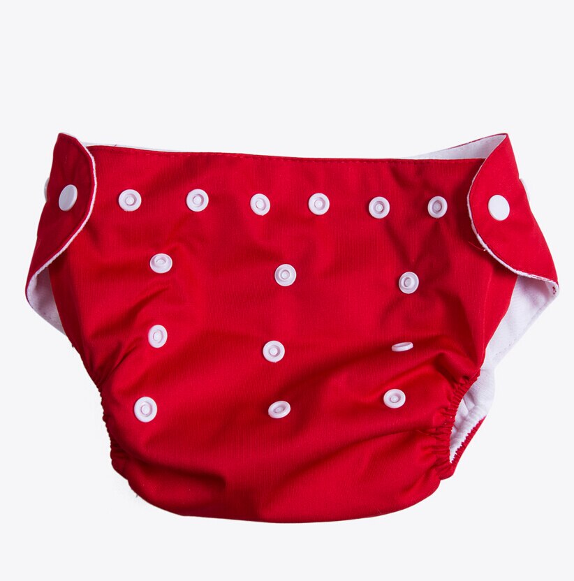 Adjustable Changing Pads Baby Kids Boys Girls Washable Cloth Diaper Nappies Baby Girl: Red