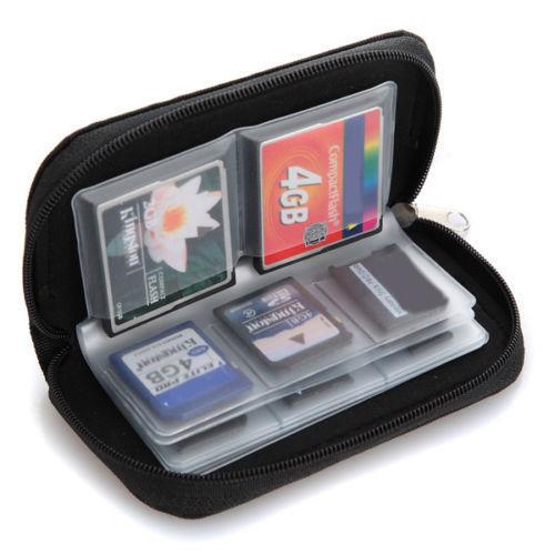 Function Memory Card Cases Credit Holder SDHC MMC CF For Micro SD TF ID Men Women Stick Storage Bag Carrying Pouch Protector