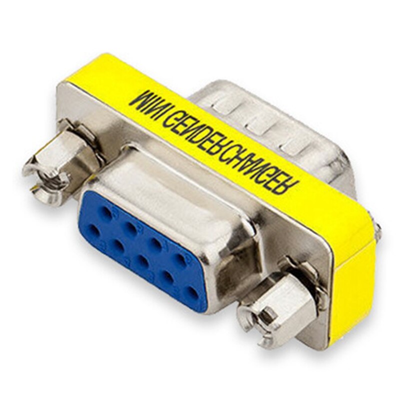 DB9 Computer Video Adapter DB9 Male to Female Serial Port to Hole 9 Pin VGA Female Cable Adapter