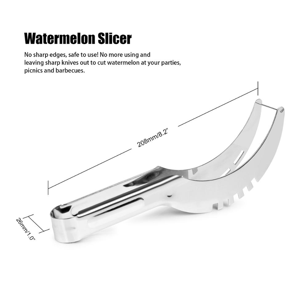 Watermelon Cutter Stainless Steel Cutting Watermelon Artifact Fruit Cutting Artifact Style Cutting Fruit Slice