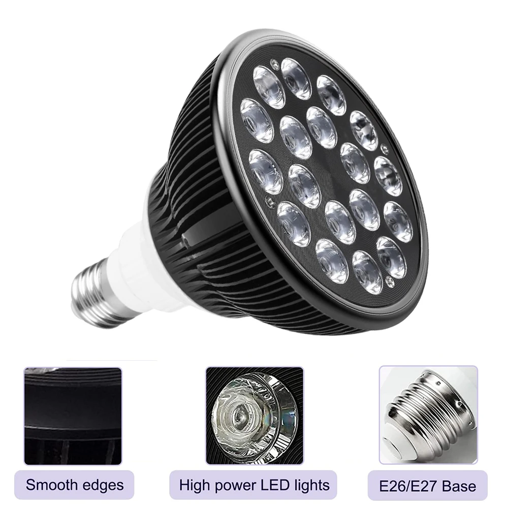 Bombilla Led de terapia de bronceado con luz azul y bombilla de luz infrarroja para bronceado, alivio del dolor articular muscular corporal, herramientas de salud de la piel