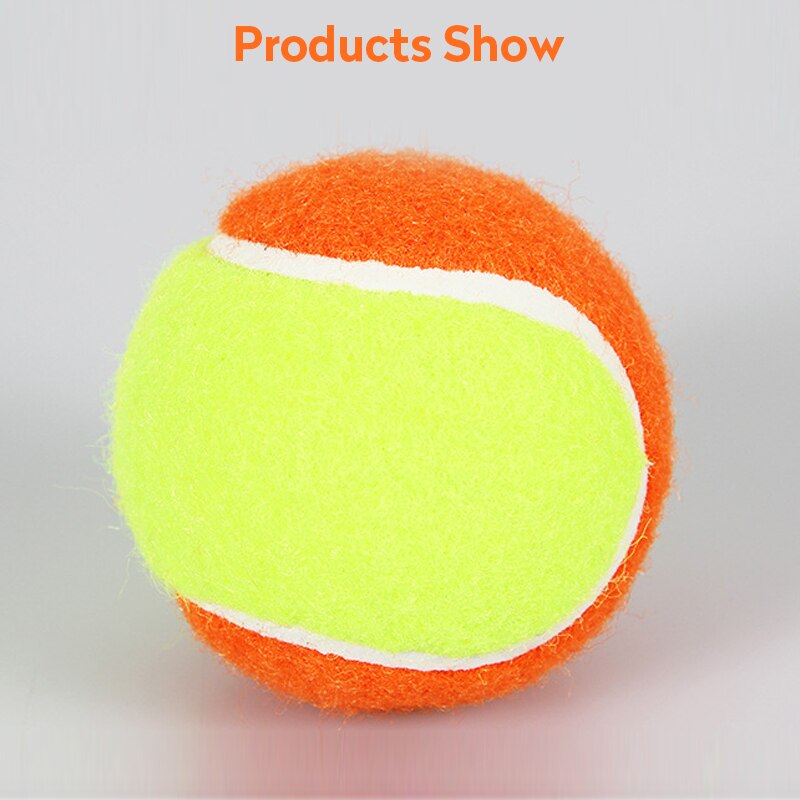 Balles de Tennis en caoutchouc renforcé, amortisseur de chocs, haute élasticité, Durable, pour entraînement en Club et à l'école, 3 pièces
