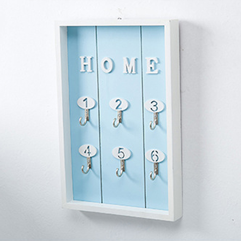Hout Sleutel Haak Cargo Opbergdoos Muur Gemonteerde Muur Decor Jas Toetsen Zakken Kleren Opknoping Haak Opslag Houder Diversen opslag: wood photo frame