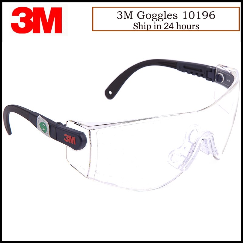 3M 10196 Safety Goggles Eye Protection Anti-Shock /Dust and Sand Splash Wind Mirror KL0427