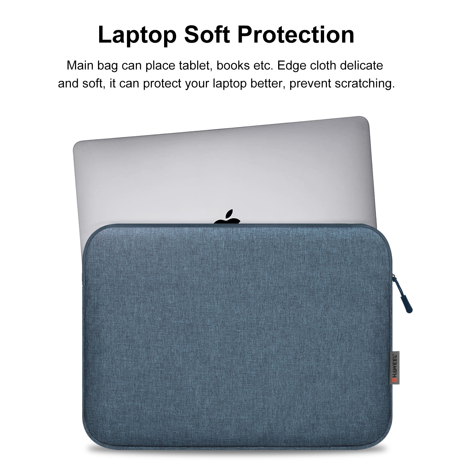 HAWEEL 16 inch Laptop Sleeve Case Zipper Briefcase Bag for 15-16.7 inch Laptop