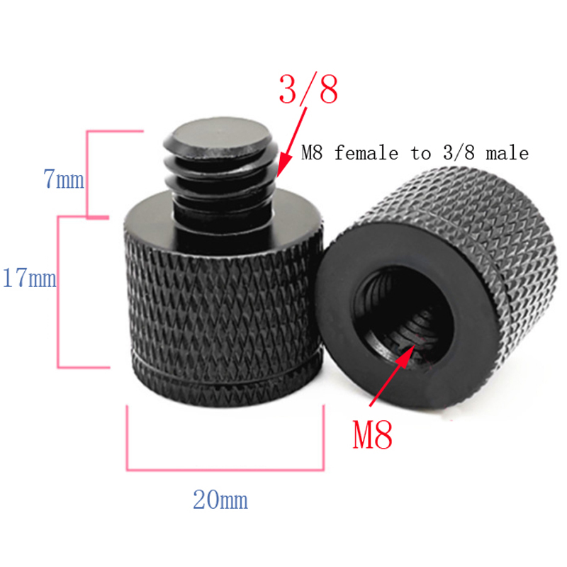 M6 M8 M10 Om 1/4 Of 3/8 Man-vrouw Schroef Mount Adapter Statief Plaat Schroef Voor Slr Camera Fotografie accessoires