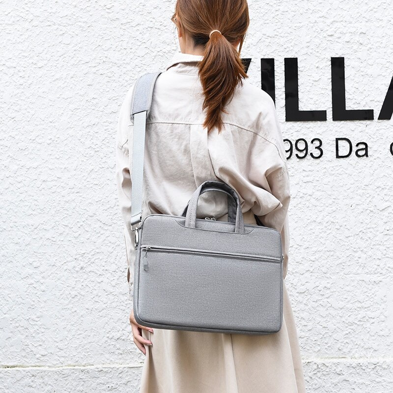Laptop Tas 13.3 14 15.6 17.3 Inch Waterdichte Notebook Tas Voor Macbook Computer Schouder Handtas Aktetas Tas Muis Tas