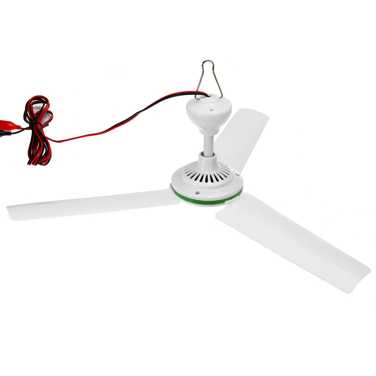 Environmental-friendly 12V 6W Solar Ceiling Fan Solar Powered Cooling Fans Small Air Conditioning Appliances