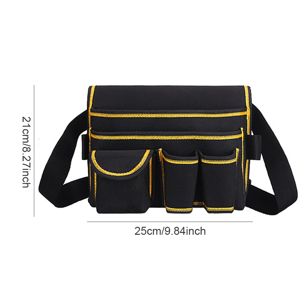 Multi Function Tools Belt Bag Multi-Pockets Oxford Electricians Technician Work Tool Storage Organiser Waist: 05
