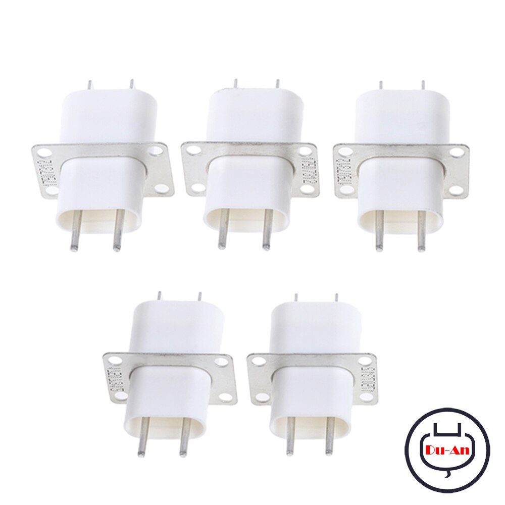 100% 1lot (5Pcs) Electronic Microwave Oven Magnetron 4 Filament Pin Sockets Converter Home Microwave Oven Spare Parts