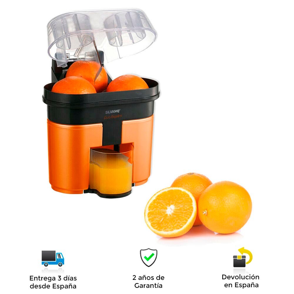 Exprimidor de naranja electrico, rapido, potente, portatil, fácil uso y limpieza, moderno, 2 mitades de naranja, doble velocidad, desmontable, lavavajillas, zumos, , cocina, exprimidor, exprimidor de naranja