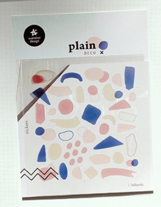 Suatelier etiqueta de marcação simples adesivos coreia scrapbooking material tira restos de papel diário lixo decorativo diy artesanato: Cinza claro