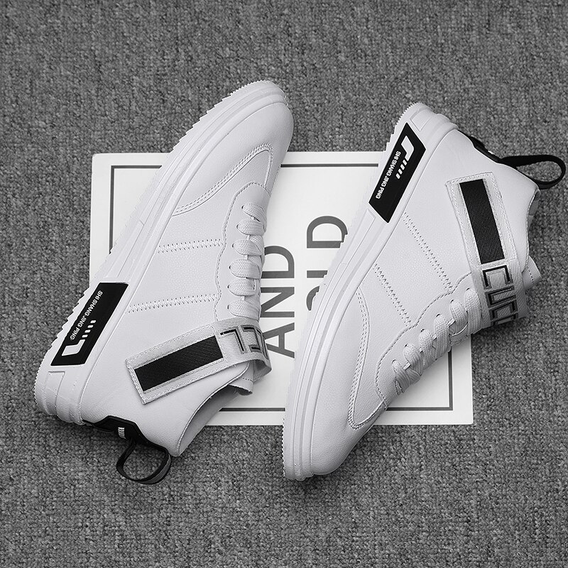 High-top hvide sko seje udendørs lys man sneakers komfortable cool mandlige til sandaler herre sko