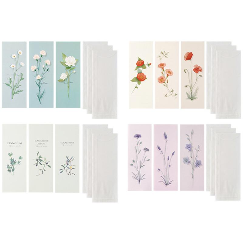 4 Sets of Writing Paper Envelopes Set Fresh Letter Envelope Letter Paper