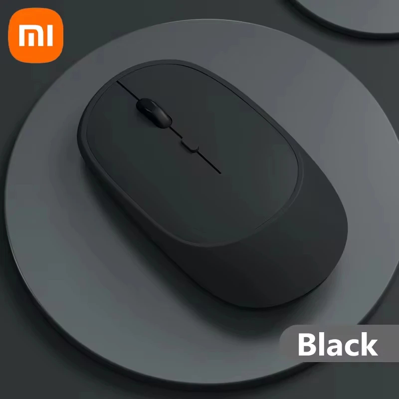 Xiaomi mouse sem fio bluetooth 2.4g, mouse silencioso ajustável dpi design ergonômico usb recarregável para jogos e escritório: Azul