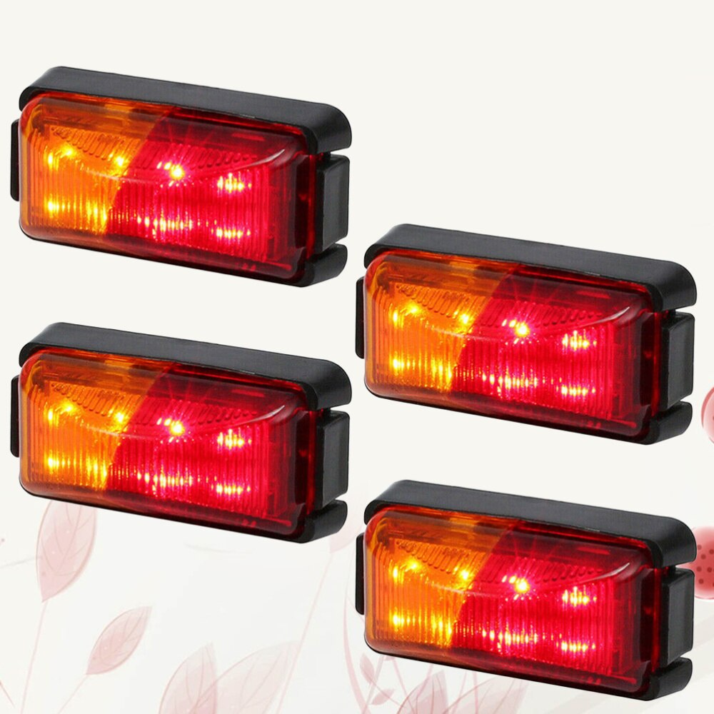 4 stuks aanhanger achterlichten duurzame signaallichten vrachtwagen zijlichten aanhanger achterlichten voor aanhanger vrachtwagen