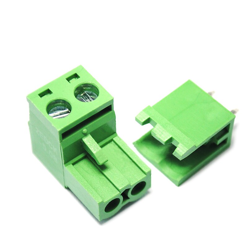 10PCS KF2EDGK 5.08mm plug-in terminal block pcb connector 2P / 3/4/5/10 / 12P straight bent foot