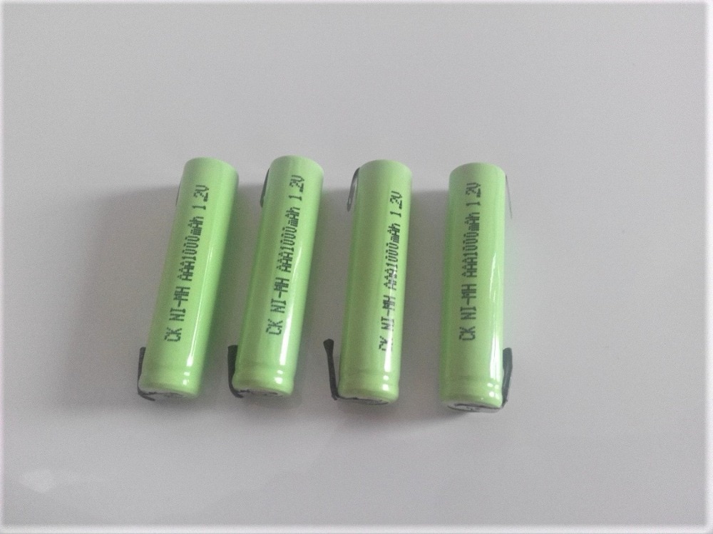 1.2V AAA rechargeable battery 1000mah 3A10440 NiMH NiMH battery with pins for Braun electric shaver razor toothbrush