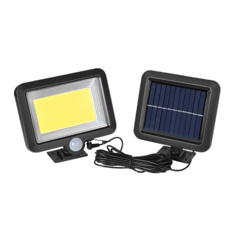 100LED Solar Light Outdoor Motion Sensor Recharge Solar Wall Light Waterproof Emergency Led Light For Street Garden H054: 100COB