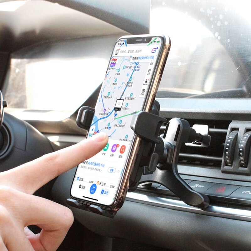 Universele Auto Telefoon Houder Mobiele Telefoon Clip Luchtuitlaat Gesp Voor Auto 'S Compatibel Met De Meeste Smartphones