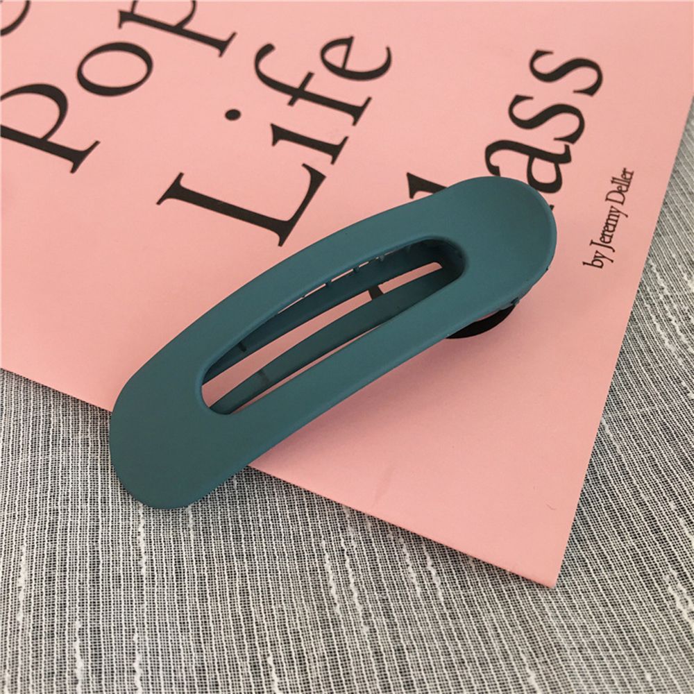 Pinzas grandes para cabello para mujer, horquillas de acrílico de estilo japonés, accesorios para el cabello, Color sólido: Blue