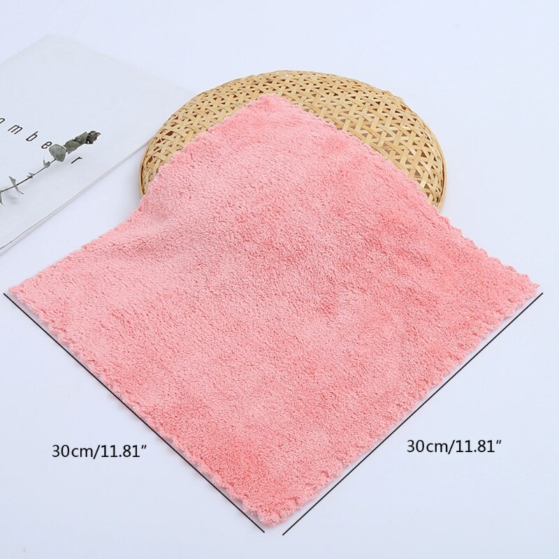 2 Stuks Zakdoek Baby Gezicht Hand Baden Handdoek Baby Gezicht Handdoek Veeg Doek 54DA