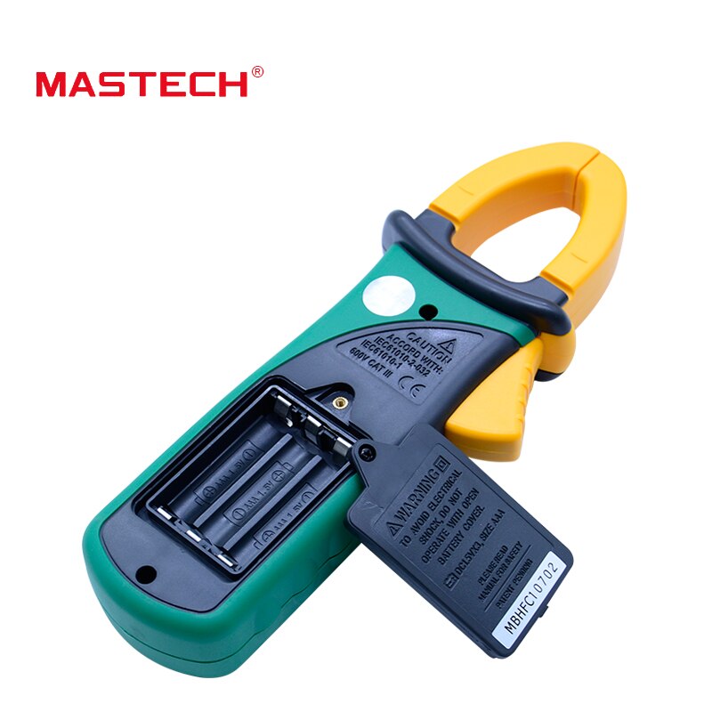 MASTECH MS2008A Digital Clamp Meters Auto Range Clamp Meter Ammeter Voltmeter Ohmmeter w/ LCD Backlight Current Voltage Tester